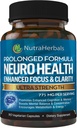 Brain Booster Supplement -90 Day Supply- Nootropics Clarity Mentale, Memoria & Focus. Scientificamente formulato per prestazioni prolungate - DMAE, Bacopa Monnieri, Rhodiola Rosea.