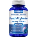 Integratore di memoria per il supporto del cervello | Phosphatidylserine Supplemento con memoria e Focus Complex con Ginkgo Biloba DMAE Rosemary e Gotu Kola | Made and Tested The USA (66 Day Supply)