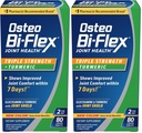 Osteo Bi-Flex Triple Strength Glucosamine con curcuma, Joint Health Supplement, Compresse rivestite, Versione originale, 80 Count (Pack of 2)