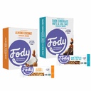 Spuntino Bars Variety Pack, 1.41 Oz (Pack of 24), Almond Coconut & Dark Chocolate Nuts & Sea Salt, Protein Bars, Low FODMAP, Gut & IBS Friendly, Vegan, Lactose Free, Non OGM, Gluten Free