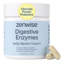 Gli enzimi digestivi della salute zenwise per il sollievo della salute e della Bloating Gut - Supplemento di digestione multi enzimi con probiotici, Bromelain & Papaya per il sostegno della salute digestiva - Uomini & donne - 45 conte