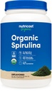 Polvere di Spirulina Organica Nutricost 2 LB - Spirulina Organica Pura e Certificata