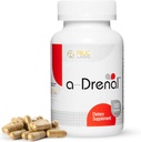 RLC, a-Drenal, supporto surrenale per il sollievo da stress e l'energia - 120 capsule, bilanciamento cortisol con Ashwagandha, Rhodiola, Cordyceps e Ginseng L-teanina, supplemento di sostegno surrenale per le donne e gli uomini