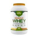 MFL Muscle Whey Protein l 28g di Protein l 8g BCAAs l Keto Friendly l Carbs basso l 2 lbs (Vanilla Bean)