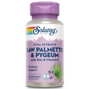 Sega SOLARAY Palmetto e Pygeum - Sega Palmetto per Uomo w/Pygeum Bark, Zinco, Vitamina E, Olio di semi di zucca - Integratori di prostata per Uomo w/Beta Sitosterol - Garanzia di 60 giorni - 30 Serve, 30 Softgels
