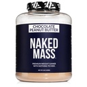 NAKED Chocolate Peanut Butter Mass - 1.280 Calorie, 50G Protein, Niente Artificiali. Tutti Peso naturale Gainer Protein Powder - 8Lb Bulk, OGM Free, Gluten Free & Soy Free