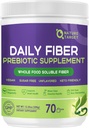 Supplemento giornaliero di fibra - Polvere di fibra prebiotica solubile per la salute del fegato, fibra di tutto il cibo per la salute e la regolarità digestiva, polvere di miscelazione trasparente non aromatizzata, senza glutine e zucchero, Keto - 70 porzioni