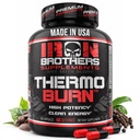 Iron Brothers Thermo Burn Hardcore Fat Burner – High Stim Thermogenic con Yohimbine HCl, Grains of Paradise & Caffeine – Metabolism Booster & Appetite Control – 60 capsule