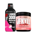 PROSUPPS L-carnitina 3000 Stimolant Liquid Shots (31 Serve, Dragon Fruit) e Mr. Hyde Signature Series Pre-Workout Energy Powdered Drink (30 Serve, Fragola) Bundle