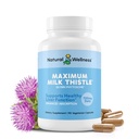 Supplemento massimo di cardo al latte per il supporto del fegato – 720mg Silybin Phytosome (10X Absorption) – Riparazione del fegato Detox & Repair, Salute dell'enzima – Vegan, Non-GMO, Gluten Free – 90 capsule (30-Day Supply)