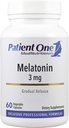 Paziente One Melatonin 3 mg Extended Release | Supplemento per sostenere sonno riposante e relax* | Natural Sleep Aid | 60 capsule
