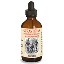 Estratto di soursop liquido di Graviola Organico 4 oz Tintura Wildcrafted (Annona Muricata) : Booster di sistema immunitario (4oz)