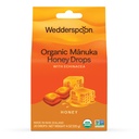 Wedderspoon Organic Manuka Gocce di miele, Miele & Echinacea, 20 Conte (Pack of 1) | Genuine New Zealand Honey | Remedy perfetto per gomme secche