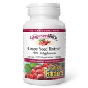 Fattori naturali, Estratto di semi di Uva di GrapeSeedRich, Supporto antiossidante per una risposta infiammabile sana, 120 capsule