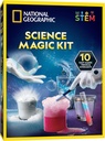 National Geographic Magic Chemistry Set – Kit Scienza per bambini con 10 incredibili trucchi magici, progetti STEM e esperimenti scientifici, giocattoli scientifici, grande regalo per ragazzi e ragazze 8-12