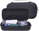 Hard Shell caso di trasporto per macchina portatile nebulizzatore portatile Asthma Inhaler, EVA Borsa da viaggio per Asthma Spacer Mask per uomini e Woemn, Kit di medicina Organizer, Atomizer Holder con tasca in rete