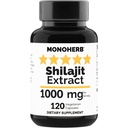 MONOHERB Shilajit Estratto 1000 mg - 120 capsule vegetariane
