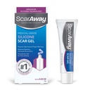 ScarAway Silicone Scar Gel, aiuta a migliorare la dimensione, colore e texture di Hypertrophic & Keloid Scars da lesioni, Burns & Surgery, Water Resistant, 10g (0.35 Oz)