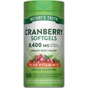 Mirtillo di verità della natura con vitamina C Softgels | 8400mg | 150 pillole | Supporto per la salute del tratto urinario | Non-GMO & Gluten