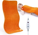 WOOMER Più grande riscaldamento Pad, 17 "x33" XL riscaldamento Pad, dissipatore di calore con opzione multicolore, funzione di terapia di calore umido, auto Shut-Off, cavo di alimentazione