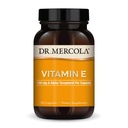 Dr. Mercola Vitamin E, 90 Serve (90 Capsule), 134 mg Per Capsule, Integratore alimentare, Supporta Pelle sana, Non OGM