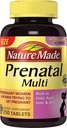 Natura fatta Prenatale Multi, 250 compresse, acido folico + 17 vitamine e minerali prenatali per sostenere lo sviluppo del bambino e la mamma, vitamina D3, calcio, ferro, iodio, vitamina C e altro ancora
