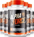 NutraRize (Pack of 5 Alpha Force Capsule, Tutte le pillole naturali per sostenere l'energia e le prestazioni, Formula nutrizionale per la salute generale, Official AlphaForce Review (300 capsule)