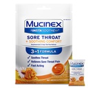 Mucinex Instasoothe Sore Throat Relief Drops, Sore Throat Lozenges, Sore Throat Medicine con Hexylresorcinol, Cough Drops Alternative, Honey & Echinacea Flavor, 40 ct