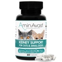 AminAvast Small Dogs & Cat Kidney Support - Promuove il supporto sano del rene in gatti e cani piccoli - 300mg, 60 Capsule
