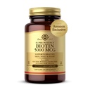 Solgar Biotin 5000 mcg - Supporta pelle sana, unghie e capelli - Supporta la produzione di energia e il metabolismo - Vitamina B - Non OGM, Vegan, Gluten Free - 180 Conte