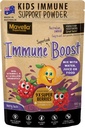 Polvere di sostegno immunitario per bambini - Boost immunitario con vitamina C A + E, Magnesio e Probiotici per con 9 Superberrimi - Gummies immunità Berry Taste Alternative 3.52oz (100g)