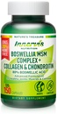 Boswellia MSM Complex 150 Caps – Supporta la salute comune | Collagene, Condroitina, Turchese