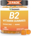 Vitamina B2 Gummies - Riboflavin Supplement - B2 Riboflavin Gummies B2 Vitamine con Magnesio, CoQ10