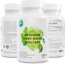 Avorio Avorio Caps della pelle bianca - Massima potenza 2028 mg Glutathione Skin Whitening 90 Capsules- GSH - Migliori Whitener- Whitens / alleggerisce la pelle Tone-Natural Dark Spot Remover-Doctor Formulato