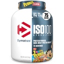 Dymatize x ciottoli fruttati ISO100 Whey Protein Powder Isolate, 25g di proteine, 5.5g BCAAs, 120 Cal., senza glutine, 1g grasso, 1g zucchero, 2g Carb (75 Servings)