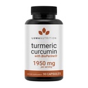 Luma Nutrition Curcumin Turmerico con Pepe Nero - 95% Curcuminoidi - 1950mg Per Serve - Supplemento Turco Premium - con BioPerine per Assorbimento Max - Made in USA - 90 Capsule