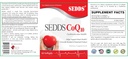 SEDDS® CoQ10 Ubiquinol Cardiovascular Health Supplement, Vitamina giornaliera per la salute e l'energia del cuore (60 conte), Softgel liquido ad alta assorbimento per alta pressione sanguigna e colesterolo