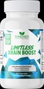 Limitless Brain Boost (60 caps) - Memoria, Focus, Clarity mentale - Nootropics Formula scientifica per migliorare le prestazioni, Super Ginkgo Biloba, St John Wort Extract, DMAE