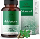 HERBAMAMAMA capsula di radice d'oro 700mg - Sistema respiratorio e supporto immunitario con supplemento di polvere d'oro - Vegan, Non OGM