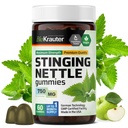 BIO KRAUTER Sting Nettle Gummies - 7500 mg di resistenza - 60 Chews - Nettle Root 10:1 Extract - Integratore di supporto urinario - Vegan Gummies Gelatin-Free Formula