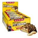 FITCRUNCH Full Size Protein Bars, 6-Layer Baked Bar, 6g di zucchero, Gluten Free & Soft Cake Core (12 bar, burro di arachidi)