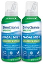 SinuCleanse Allergy & Sinus Sterile Saline Nasal Spray, Ultra Fine Mist, istantaneo Moisturizes & Relieves Severe Congestione Nasale A causa di Allergies, 4.6 Oz (2 Pack), Made in USA