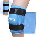 REVIX 19" pacchetto di ghiaccio del ginocchio extra grande intorno al ginocchio intero, pacchetto freddo del gel riutilizzabile per la fatica del discomfort e post-allenamento, compressori freddi, migliorare il comfort e il recupero