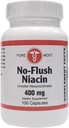 Sanità olistica No-Flush Niacin - 400mg - 100 capsule