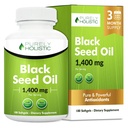 Capsule di olio di semi neri 1400mg, 180 Softgels, 3 mesi di alimentazione - Nigella Sativa a freddo, Ricco di Omega 6, 9 & TQ, Nero Cumin Seed Oil, Supporto immunitario, Giunti e Digestione