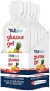 TRUEplus Glucose Gel Pouch, Frutta Punch Flavor, 15g Carboidrati ad azione rapida, Grasso Libero, Gluten Free, Quick Support for Low Blood Sugar and Energy, 6 Pack