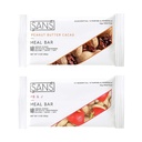 SANS Meal sostituzione Protein Bar | All-Natural Nutrition Bar senza aggiunta di zucchero | Dairy-Free, Soy-Free e Gluten-Free | Vitamine e Minerali essenziali (Amatori di burro di arachidi, 12 Pack)