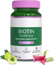 Integratore biotina per capelli più forti, Supporto per unghie più sane e pelle luminosa per le donne e gli uomini, Sesbania naturale Grandiflora Herb, 60 Veg Tabs