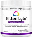 Lite di Kitten Edge di Breeder, Integratore di elettroliti per gattini e gatti infermieranti, Supporta l'idratazione, Energy & Recovery, Sapore di pollo, 300g