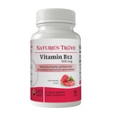 Vitamina B12 500 mcg di Nature's Trove - 240 EZ Chew Tablets Cherry Flavor